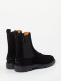 Tod's – Chelsea Boots aus Veloursleder schwarz