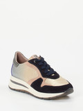 DL Sport – Fashion-Sneaker aus Metallicleder multicolor