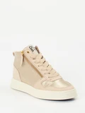 DL Sport - Schnürstiefelette aus Metallic in beige