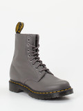 Dr. Martens – Schnürboots aus Kalbleder steingrau