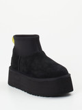 UGG - Stiefelette aus Veloursleder in schwarz
