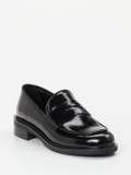 Andrea Puccini – Loafer aus Hochglanzleder schwarz