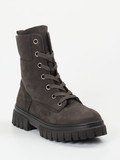 Gabor Comfort – Schnürboots aus Nubukleder grau