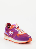 MRP – Sneaker aus Veloursleder und Textil violett