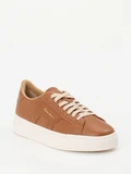 Santoni - Sneaker aus Lammleder in braun