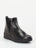 Gabor Comfort – Chelsea-Stiefelette aus Kalbleder schwarz