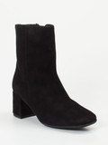 Gabor Comfort – Stiefelette aus Veloursleder schwarz