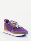 MRP – Retro-Sneaker aus Velour/Textil in Violett