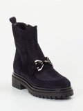 Andrea Puccini – Stiefelette aus Veloursleder Blau