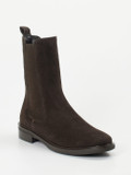 Andrea Puccini – Chelsea Boots aus Veloursleder Dunkelbraun