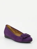 Gabor Comfort - Ballerina aus Veloursleder in blau