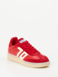 Back 70 – Retro-Sneaker aus Velour/Leder rot