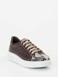 Harris - Sneaker aus geprägtes Leder in braun