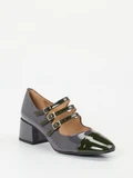 Andrea Puccini - Spangenpumps aus Lackleder