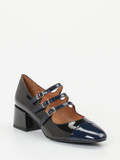 Andrea Puccini – Mary Jane Pumps aus Lackleder schwarz