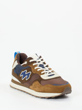 New Balance – Retro-Sneaker aus Velours/Textil braun