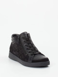 Ara – Mid-Top Sneaker aus Leder Schwarz