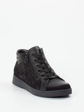 Ara – Mid-Top Sneaker aus Leder Schwarz
