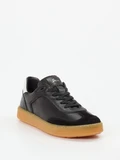 Sioux – Sneaker aus Kalbleder in Schwarz