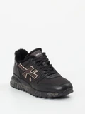 Premiata - Sneaker aus Kalbleder in schwarz