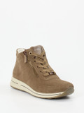 Ara – High-Top Sneaker aus Veloursleder braun