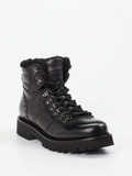 La Martina – Schnürboots aus Kalbleder schwarz