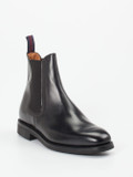 Sanders and Sanders – Chelsea Boots aus Kalbleder schwarz