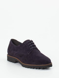 Sioux – Derby-Schnürschuh aus Veloursleder Dunkelviolett