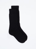 Burlington – Freizeitsocken aus Wolle schwarz