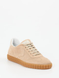 Voile Blanche – Sneaker aus Veloursleder Beige