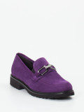Semler – Loafer aus Veloursleder in Violett