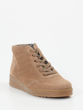 Semler - Stiefelette aus Veloursleder in braun