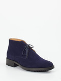 Konstantin Starke – Desert Boots aus Veloursleder Tintenblau