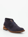 Floris van Bommel – Desert Boots aus Veloursleder Blau