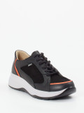 Finn Comfort – Sneaker aus Kalbleder mit Nubukdetails