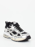 MRP – Low-Top Sneaker aus Metallic-Mesh silber