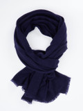 FLONA – Schal aus Kaschmir Dunkelblau