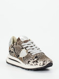 Philippe Model – Sneaker aus Fellimitat mit Snakeprint