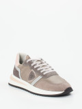 Philippe Model – Sneaker aus Veloursleder in Taupe