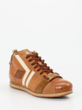 Kamo Gutsu – Mid-Top-Sneaker aus Kalbleder cognac