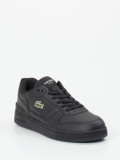 Lacoste – Sneaker aus Leder in Schwarz