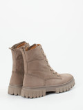 Gabor Comfort – Schnürstiefelette aus Nubukleder Taupe