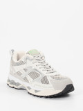 MRP – Retro-Sneaker aus Velour und Mesh Offwhite
