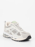 MRP – Retro-Sneaker aus Velour und Mesh Offwhite