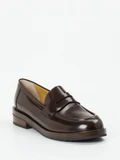 Truman's - Slipper aus Hochglanzleder in braun