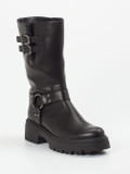 Gabor – Biker Boots aus Glattleder schwarz