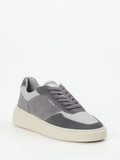 Copenhagen – Sneaker aus Kalbleder und Veloursleder grau