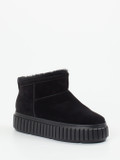 Kennel & Schmenger – Stiefelette aus Veloursleder schwarz