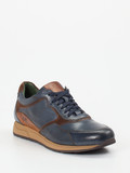 Galizio Torresi – Retro-Sneaker aus Kalbleder Dunkelblau