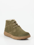 Josef Seibel – Desert Boots aus Veloursleder grün